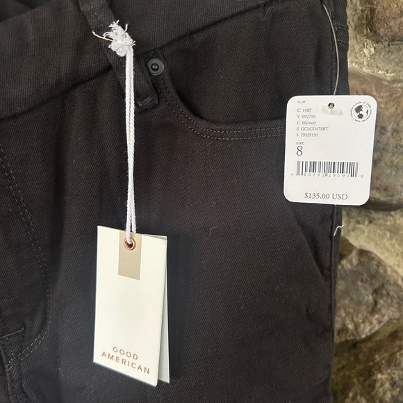 NWT Good American Good Classic Asymmetric Waist Jeans - Picture 2 of 5